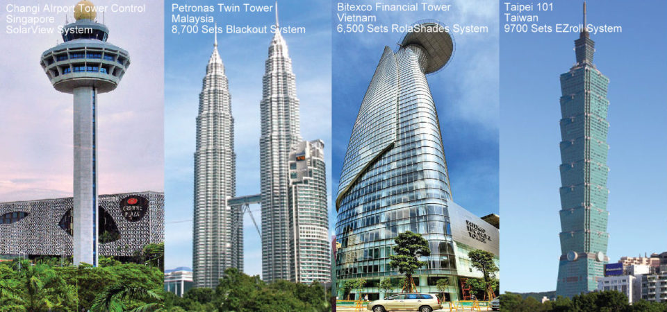 RolaShades Projects: World-Class Iconic Buildings
